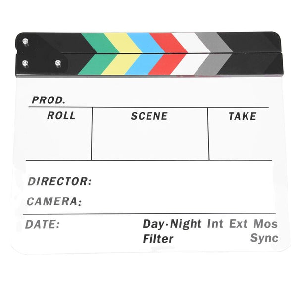 Colorful Clapperboard TV / Movie Slate - Hollywood Prop